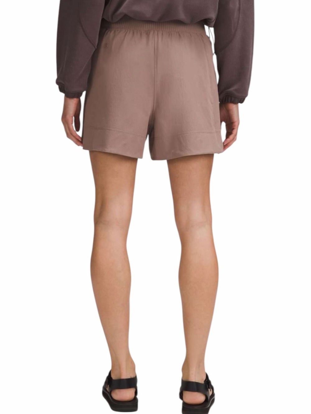 Lululemon Stretch Woven Relaxed-Fit High-Rise 4" Shorts Taupetastic Size XL - Picture 8 of 12